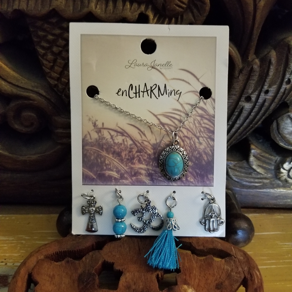 NWT/Laura Janelle Charm Necklace